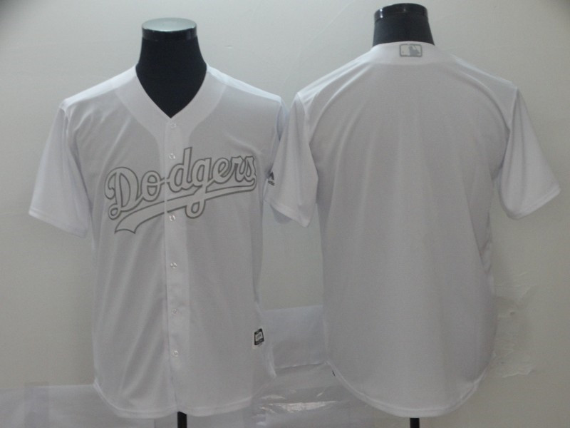 Dodgers Blank White 2019 Players' Weekend Player Jersey