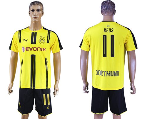 Dortmund 11 Reus Home Soccer Club Jersey