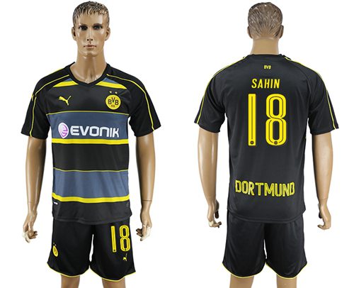 Dortmund 18 Sahin Away Soccer Club Jersey