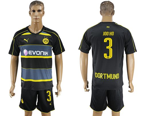 Dortmund 3 Joo Ho Away Soccer Club Jersey
