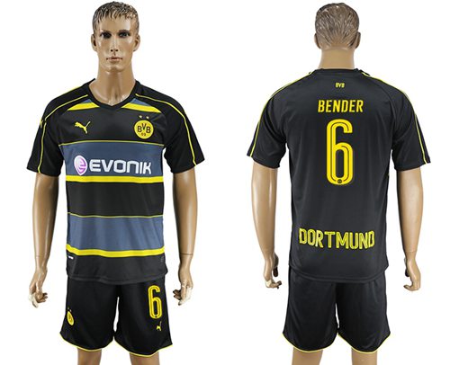 Dortmund 6 Bender Away Soccer Club Jersey