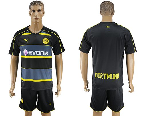 Dortmund Blank Away Soccer Club Jersey