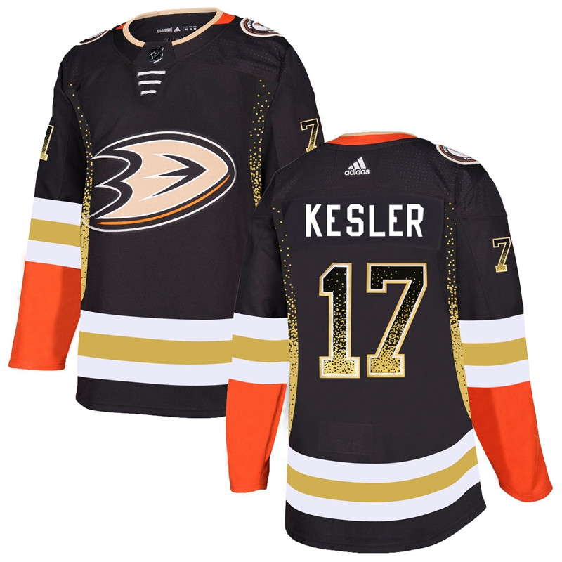 Ducks 17 Ryan Kesler Black Drift Fashion  Jersey