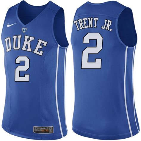 Duke Blue Devils 2 Gary Trent Jr. Blue College Basketball Jersey