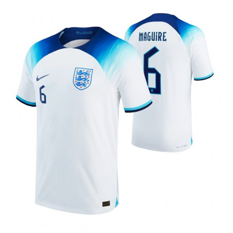 England 6 MAGUIRE Home 2022 FIFA World Cup Thailand Soccer Jersey