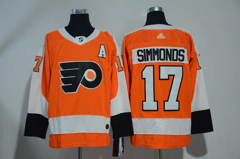 Flyers 17 Wayne Simmonds Orange  Jersey