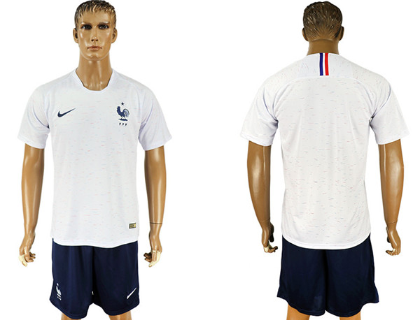 France Away 2018 FIFA World Cup Soccer Jersey