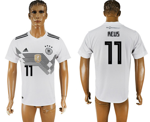 Germany 11 REUS Home 2018 FIFA World Cup Thailand Soccer Jersey