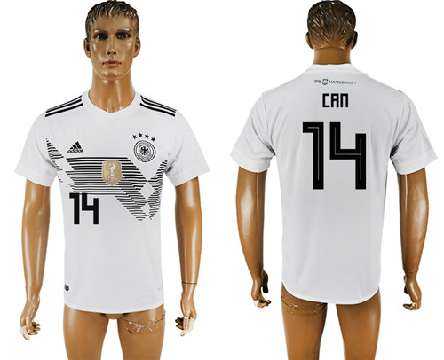 Germany 14 CAN Home 2018 FIFA World Cup Thailand Soccer Jersey