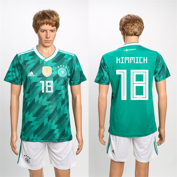 Germany 18 KIMMICH Away 2018 FIFA World Cup Soccer Jersey