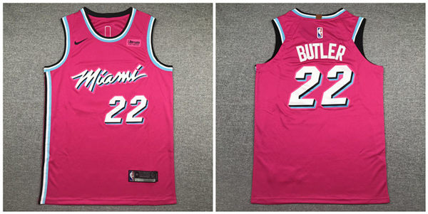Heat 22 Jimmy Butler Pink City Edition Nike Authentic Jersey