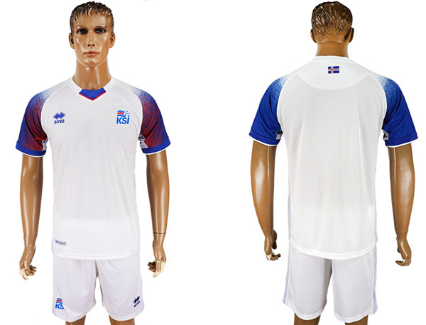 Iceland Away 2018 FIFA World Cup Soccer Jersey