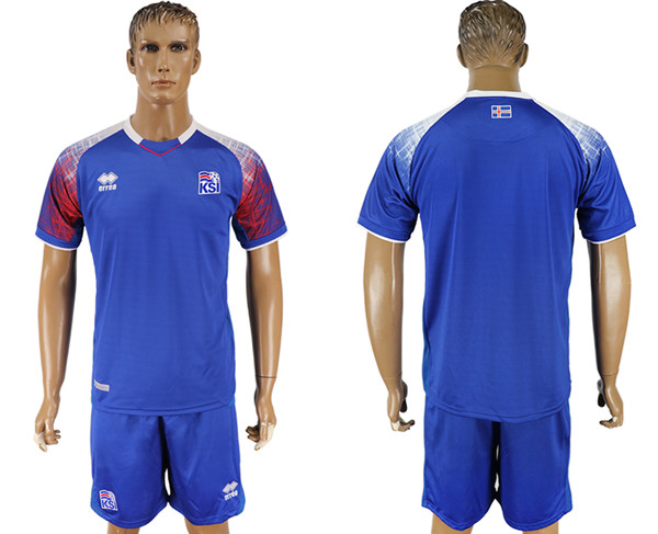 Iceland Home 2018 FIFA World Cup Soccer Jersey