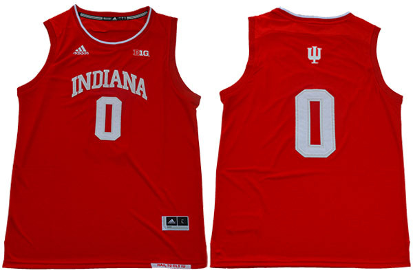 Indiana Hoosiers 0 Romeo Langford Red College Basketball Jersey