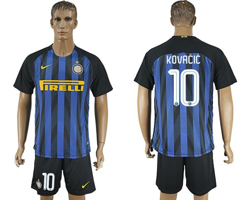 Inter Milan 10 Kovacic Home Soccer Club Jersey