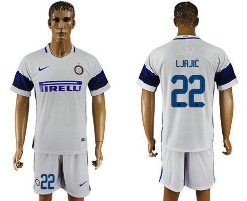 Inter Milan 22 Ljrjic White Away Soccer Club Jersey
