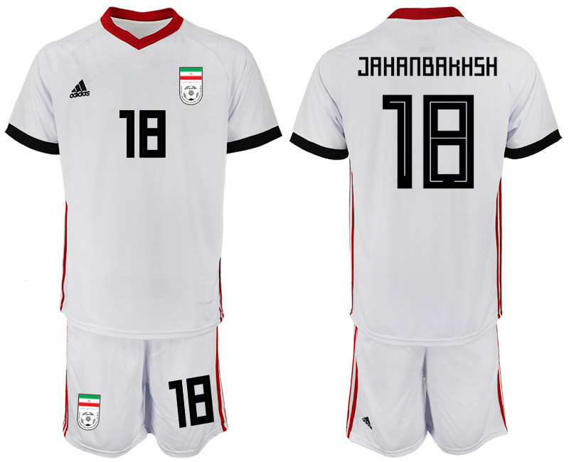 Iran 18 JAHANBAKHSH Home 2018 FIFA World Cup Soccer Jersey