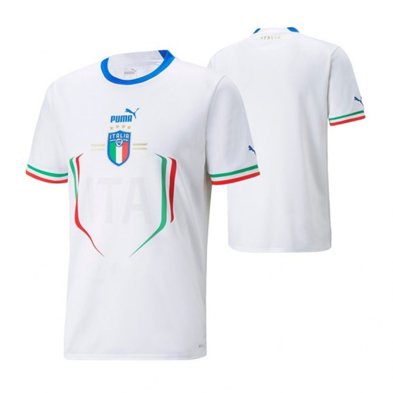 Italy Blank Away 2022 FIFA World Cup Thailand Soccer Jersey