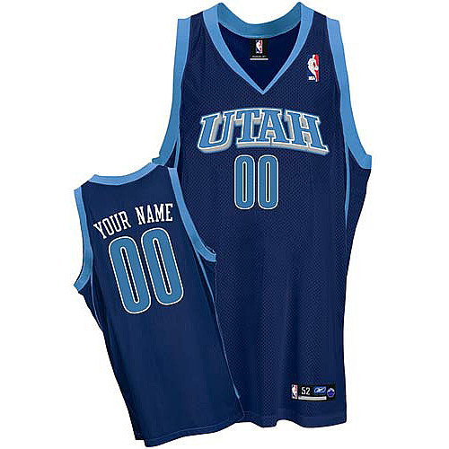 Jazz Personalized Authentic Blue NBA Jersey