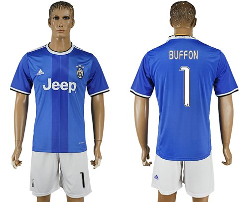 Juventus 1 Buffon Away Soccer Club Jersey