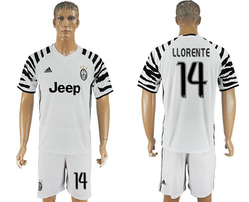 Juventus 14 Llorente SEC Away Soccer Club Jersey