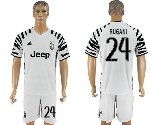 Juventus 24 Rugani SEC Away Soccer Club Jersey