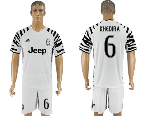 Juventus 6 Khedira SEC Away Soccer Club Jersey