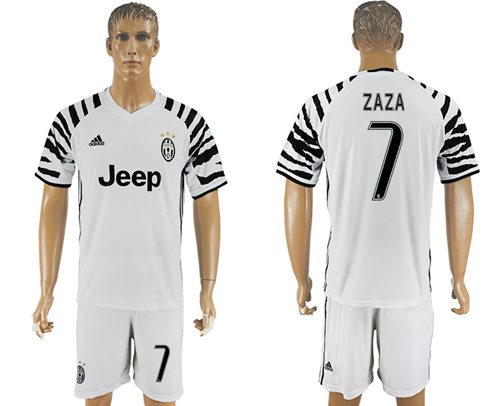Juventus 7 Zaza SEC Away Soccer Club Jersey