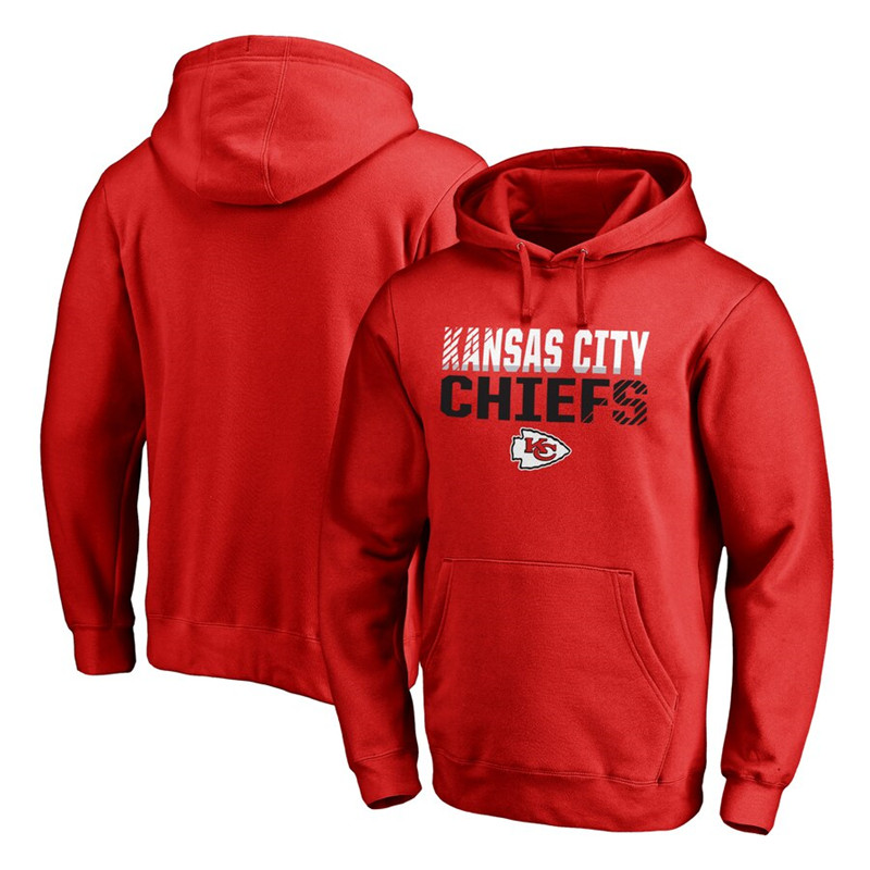 Kansas City Chiefs NFL Pro Line by Fanatics Branded Iconic Collection Fade Out Pullover Hoodie Red
