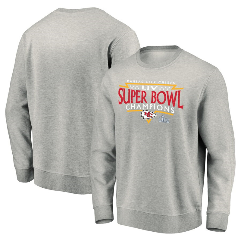 Kansas City Chiefs NFL Pro Line by Fanatics Branded Super Bowl LIV Champions Lateral Pullover Hoodie Black