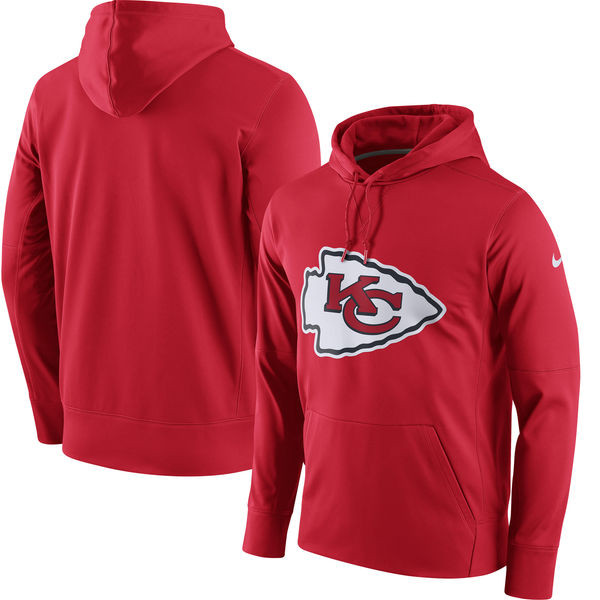 Kansas City Chiefs  Circuit Logo Essential Performance Pullover Hoodie Red