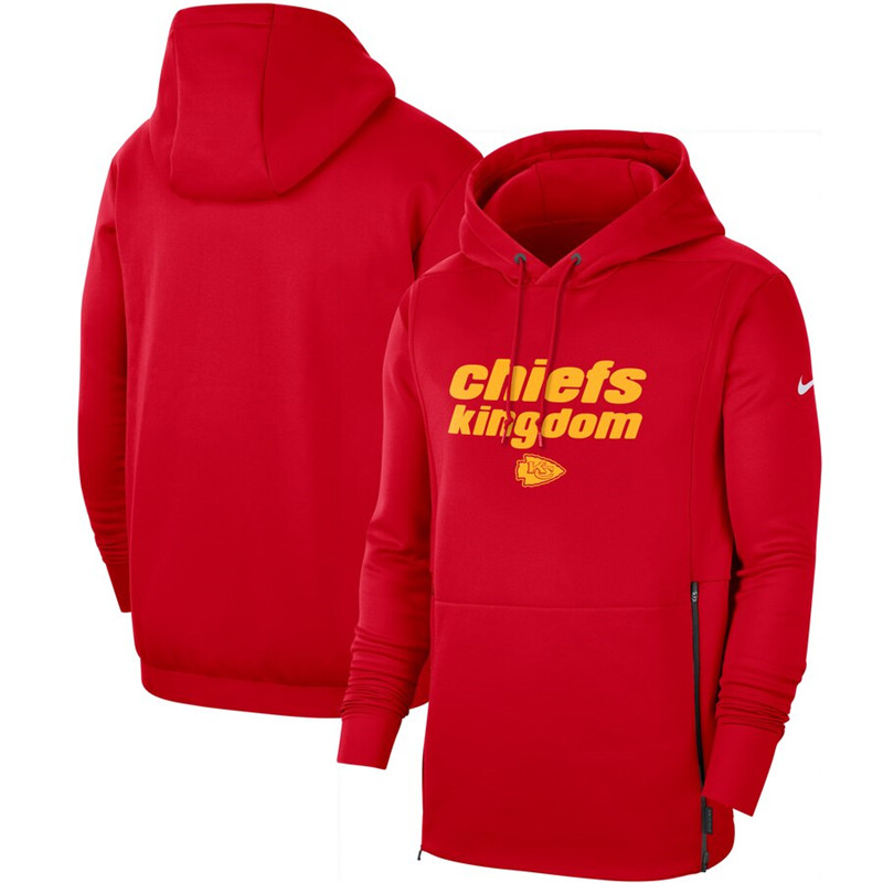 Kansas City Chiefs Nike Sideline Local Performance Pullover Hoodie Red