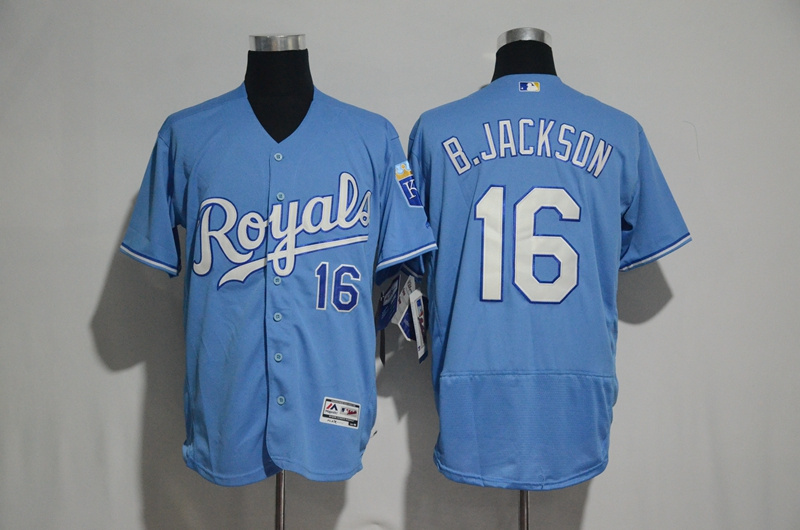 Kansas City Royals Mens Jerseys 16 Bo Jackson Flexbase Collection Baseball Jersey