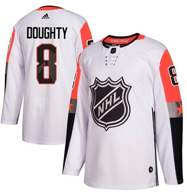 Kings 8 Drew Doughty White  2018 NHL All Star Game Atlantic Division Authentic Player Jersey