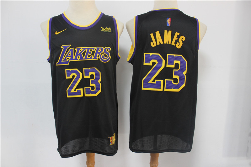 Lakers 23 Lebron James Black 2021 Earned Edition Nike Swingman Jersey