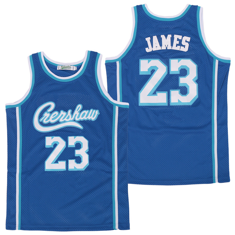 Lakers 23 Lebron James Blue Swingman Jersey