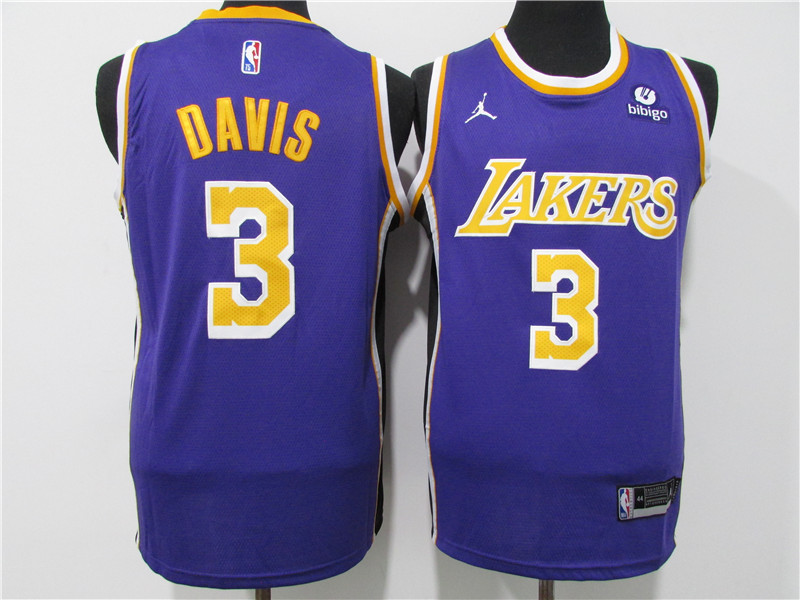 Lakers 3 Anthony Davis Purple 2022 City Edition Swingman Jersey