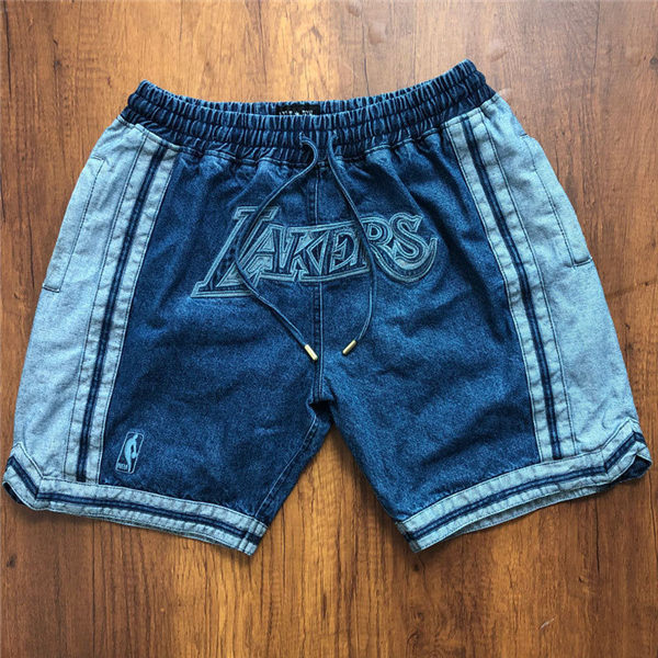 Lakers Light Blue Pockets Swingman Shorts