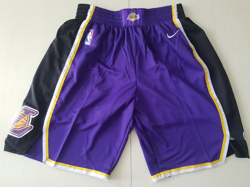 Lakers Purple 2018 19  Swingman Shorts