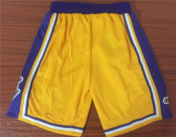 Lakers Yellow 2018 19  Swingman Shorts