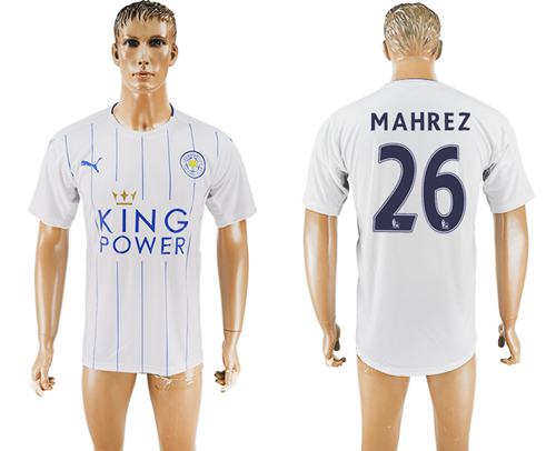 Leicester City 26 Mahrez SEC Away Soccer Club Jersey