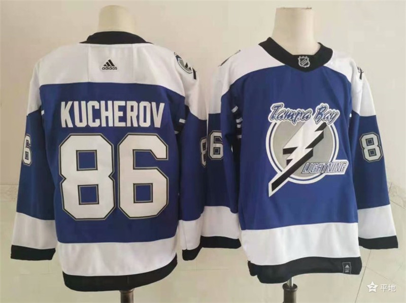 Lightning 86 Nikita Kucherov Blue 2020 21 Reverse Retro Adidas Jersey