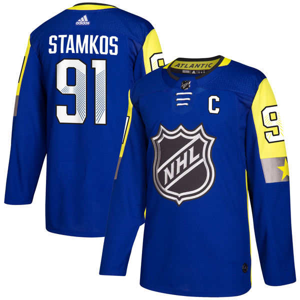 Lightning 91 Steven Stamkos Royal  2018 NHL All Star Game Atlantic Division Authentic Player Jersey