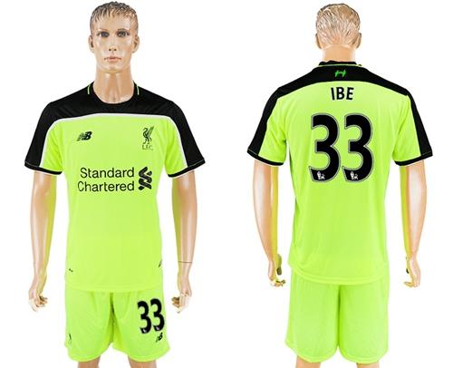 Liverpool 33 IBE Sec Away Soccer Club Jersey