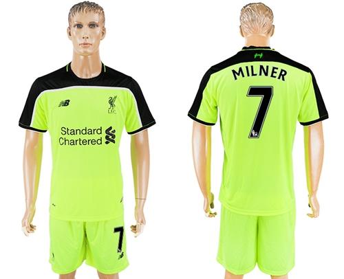 Liverpool 7 Milner Sec Away Soccer Club Jersey