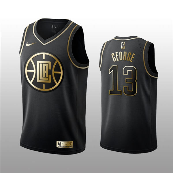 Los Angeles Clippers #13 Paul George Nike Golden Edition Edition