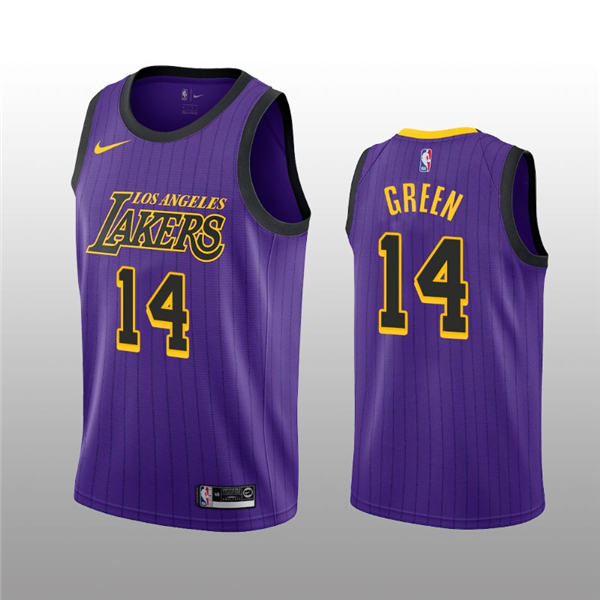 Los Angeles Lakers #14 Danny Green 2019 20 City Purple Latest Jersey