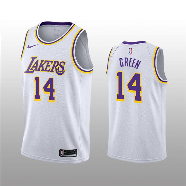Los Angeles Lakers #14 Danny Green Jersey 2019 20 Icon White  Jersey