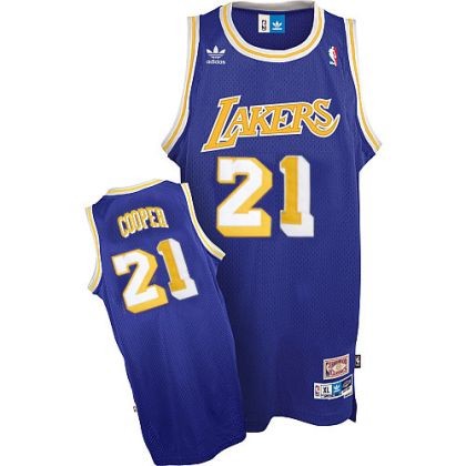 Los Angeles Lakers Cooper 21 Throwback Jerseys