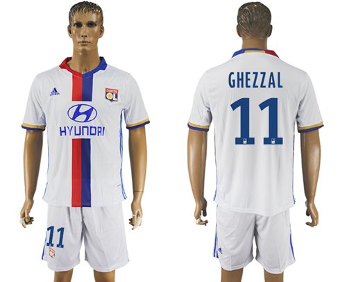 Lyon 11 Ghezzal Home Soccer Club Jersey